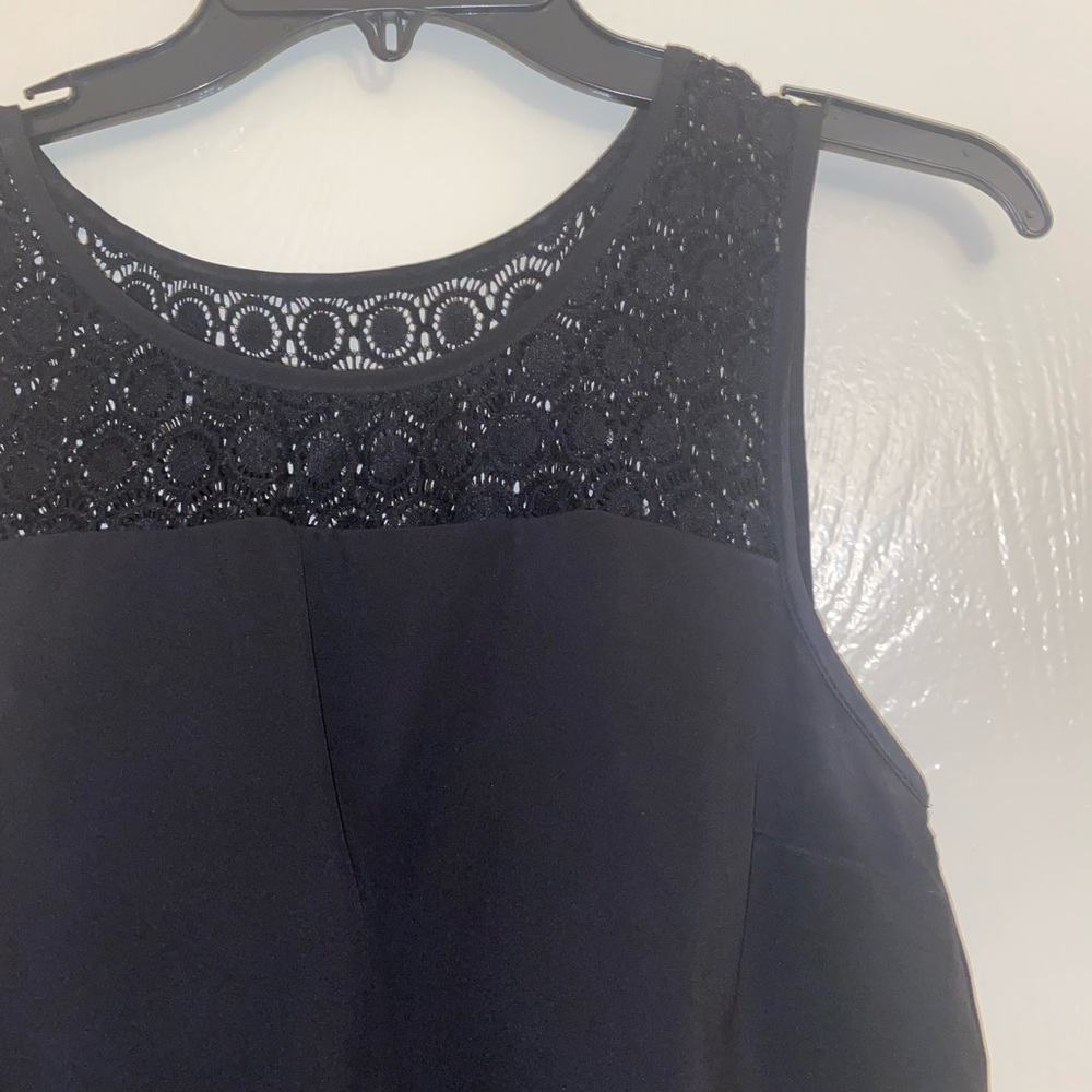 Black Mini Dress with Pockets - Picture 6 of 8